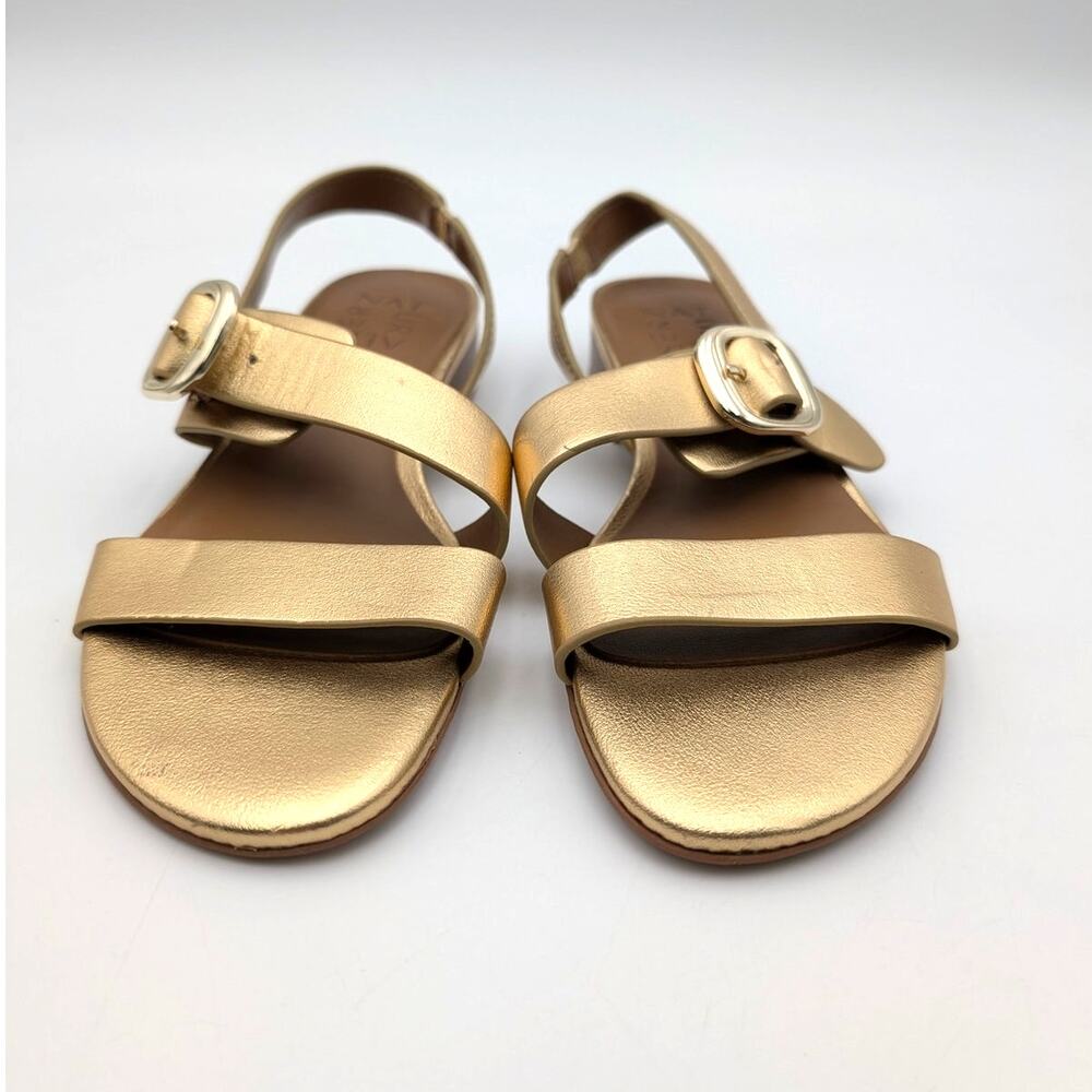 Naturalizer Meesha Strappy Sandals Open Toe Women's Gold Size US6.5M EU36.5 - Picture 2 of 10